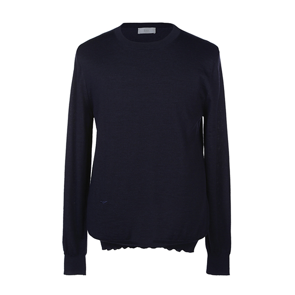 DIOR/迪奥 秋冬新款 羊毛 男针织衫 藏蓝色 M