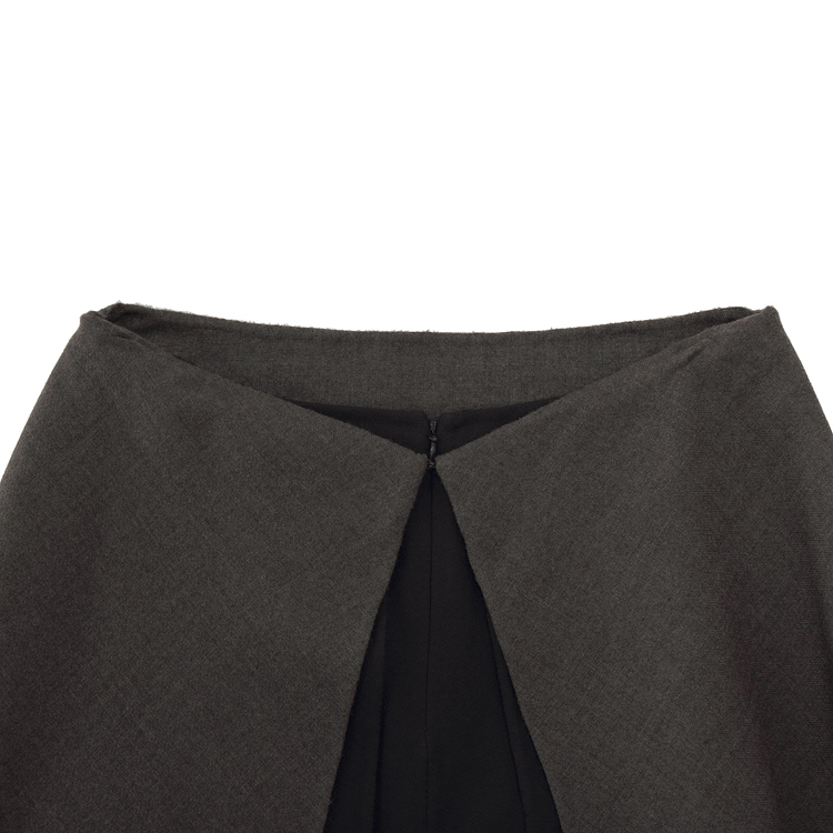 DIOR/迪奥 不规则两层叠加设计羊毛半裙 女士半裙 4A20336D1130/862