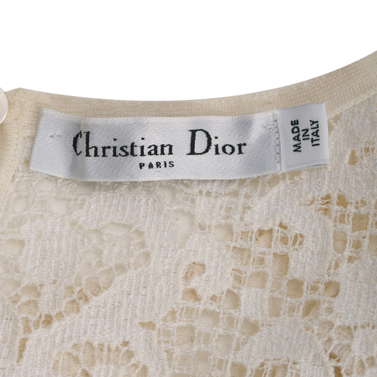 DIOR/迪奥 秋冬镂空收腰百褶羊毛上衣 女士T恤 5H24507AM587