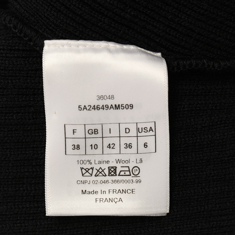 DIOR/迪奥 秋冬羊毛修身连衣裙 女士连衣裙 5A24649AM509