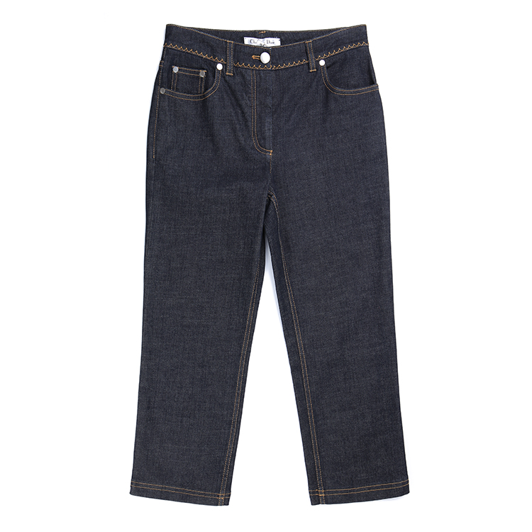 DIOR/迪奥 棉高腰女士牛仔裤0C22452A1300