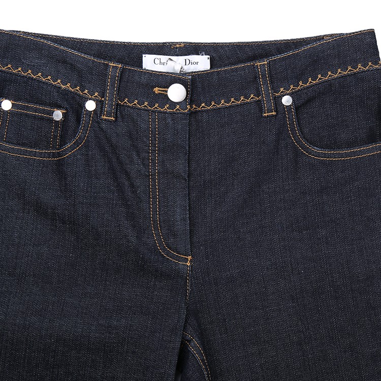 DIOR/迪奥 棉高腰女士牛仔裤0C22452A1300
