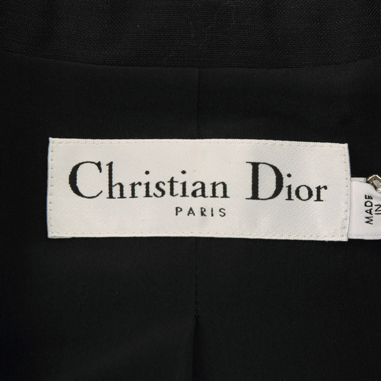 DIOR/迪奥 单排扣修身马海毛单西 女士外套4C21263A1022