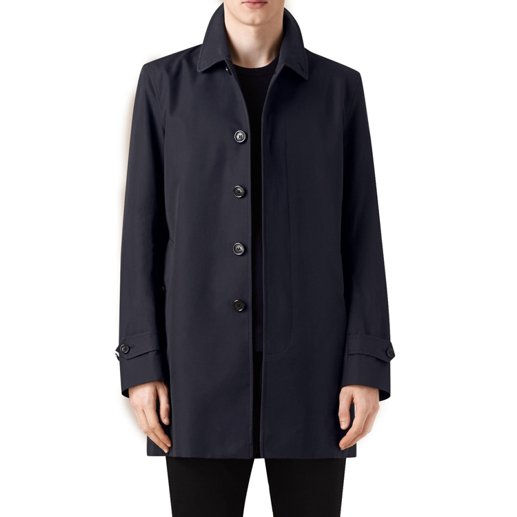  BURBERRY/博柏利 男士深蓝色长袖风衣外套 3941481 男士外套