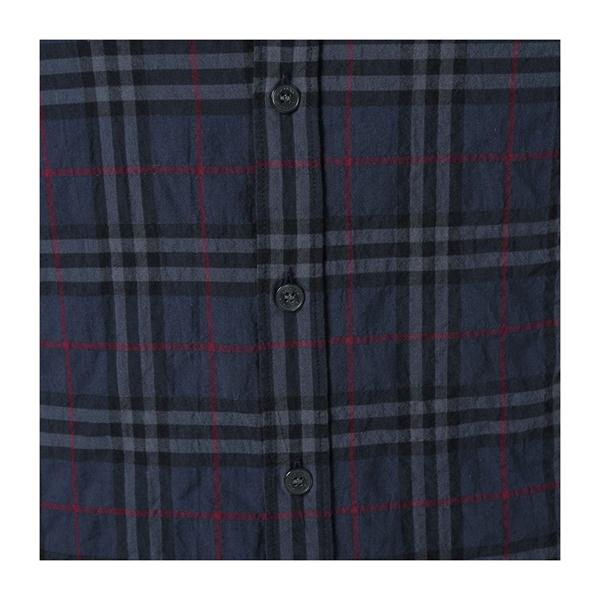 BURBERRY/博柏利 男士衬衫 棉混纺格纹设计男士长袖衬衫