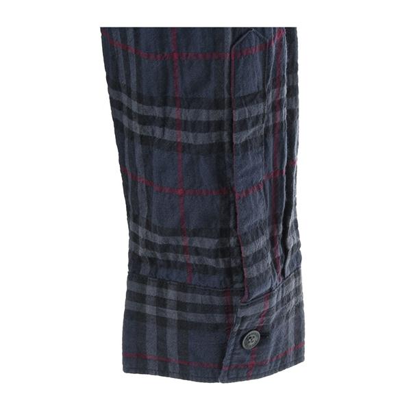 BURBERRY/博柏利 男士衬衫 棉混纺格纹设计男士长袖衬衫