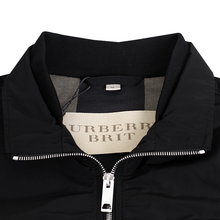 BURBERRY/博柏利聚酯纤维黑色男士夹克外套