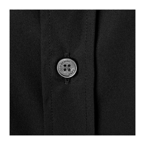 BURBERRY/博柏利 男士衬衫 纯棉格纹贴布装饰领男士商务长袖衬衫