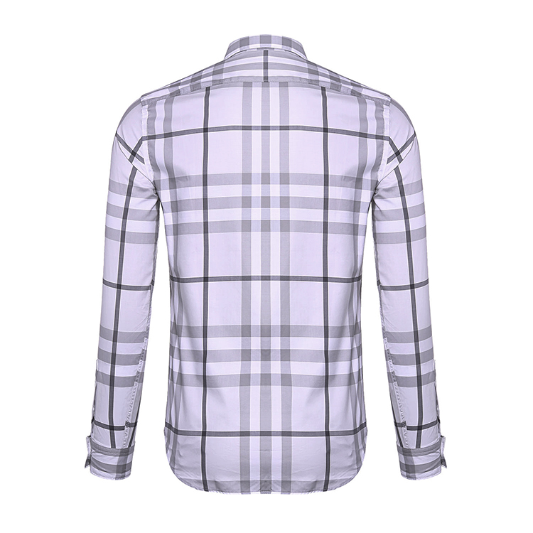  BURBERRY/博柏利 经典格子图纹 男士全棉长袖衬衫