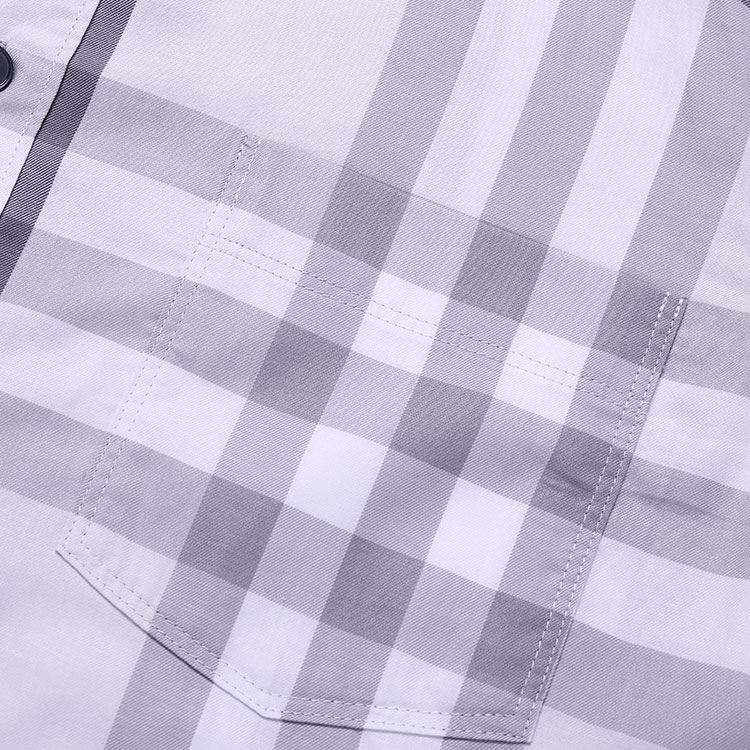  BURBERRY/博柏利 经典格子图纹 男士全棉长袖衬衫