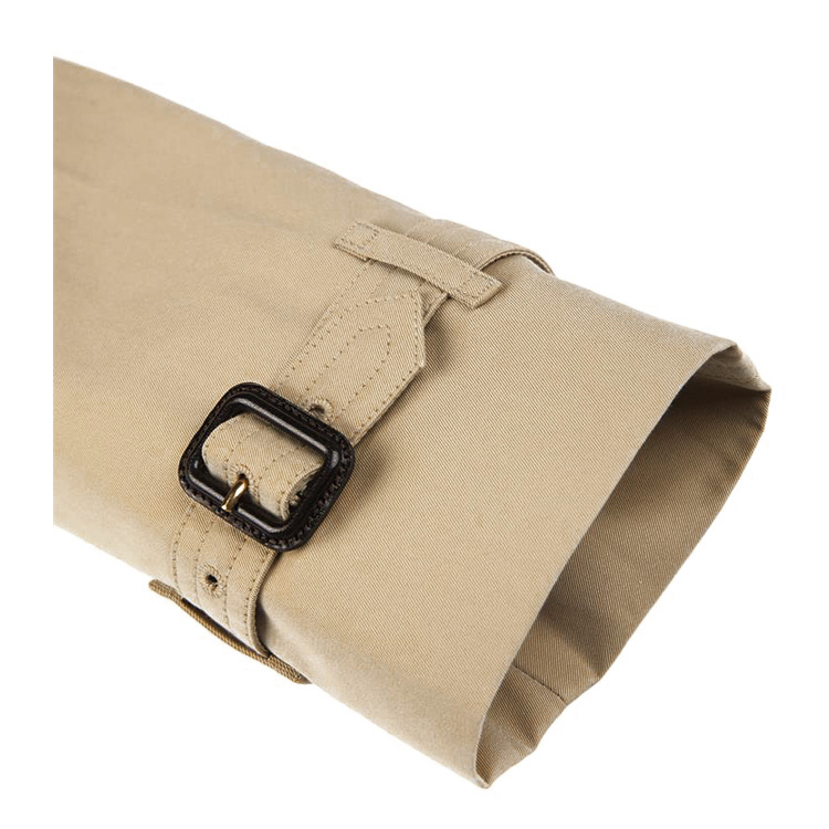 BURBERRY/博柏利 2016年秋冬款纯棉 双排扣 翻领长袖 中长款Trench 风衣 女士外套#3900461