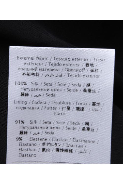 Valentino/华伦天奴 16年秋冬款黑色圆领桑蚕丝许愿树图案长袖连衣裙 LB3VA8Z12P0 0NO