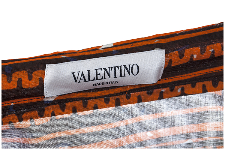 Valentino/华伦天奴时尚休闲印花纯棉女士衬衫 va2630542775 KB0AB04S2HY