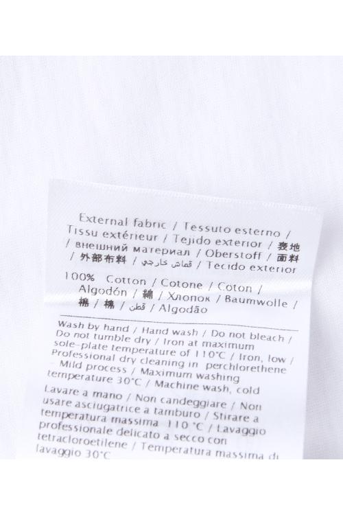 Valentino/华伦天奴 16年秋冬款白色圆领铆钉短袖女士T恤 LB3MG03A2QK 0BO