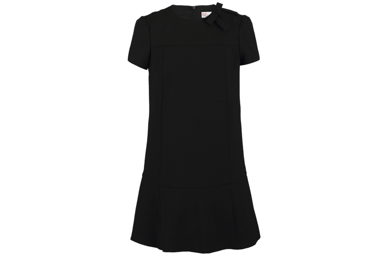 Valentino/华伦天奴 春夏黑色休闲圆领套头短袖女士连衣裙 VA2636032599 LR3VA2W50VM
