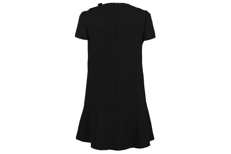 Valentino/华伦天奴 春夏黑色休闲圆领套头短袖女士连衣裙 VA2636032599 LR3VA2W50VM