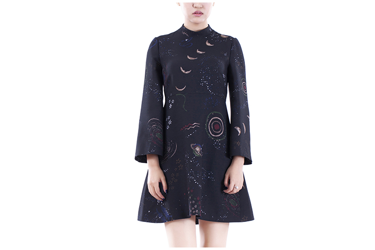 Valentino/华伦天奴 时尚休闲星空系列女士连衣裙 va2636086299 LB3VA8Y62NW