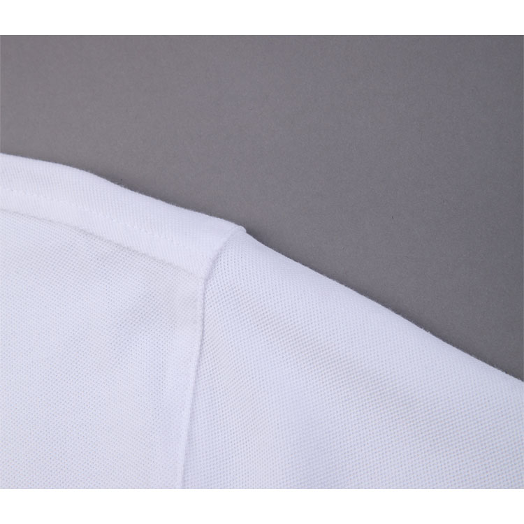 ERMENEGILDO ZEGNA/杰尼亚白色纯棉条纹领边男士T恤（短袖）,VI340 N00,XL