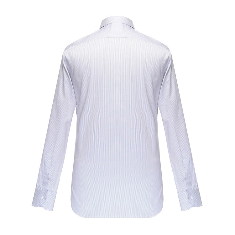 ERMENEGILDO ZEGNA/ERMENEGILDO ZEGNA 长袖尖领经典条形休闲衬衫 803126 男士衬衫