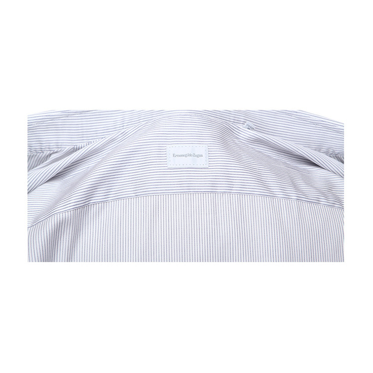 ERMENEGILDO ZEGNA/ERMENEGILDO ZEGNA 长袖尖领经典条形休闲衬衫 803126 男士衬衫