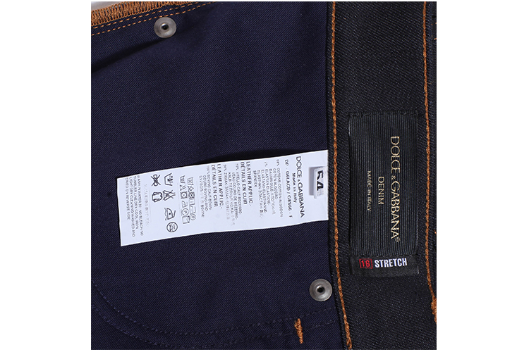 Dolce&Gabbana/杜嘉班纳 直筒牛仔长裤时尚休闲男士裤子 DG1630061438 G6LCD