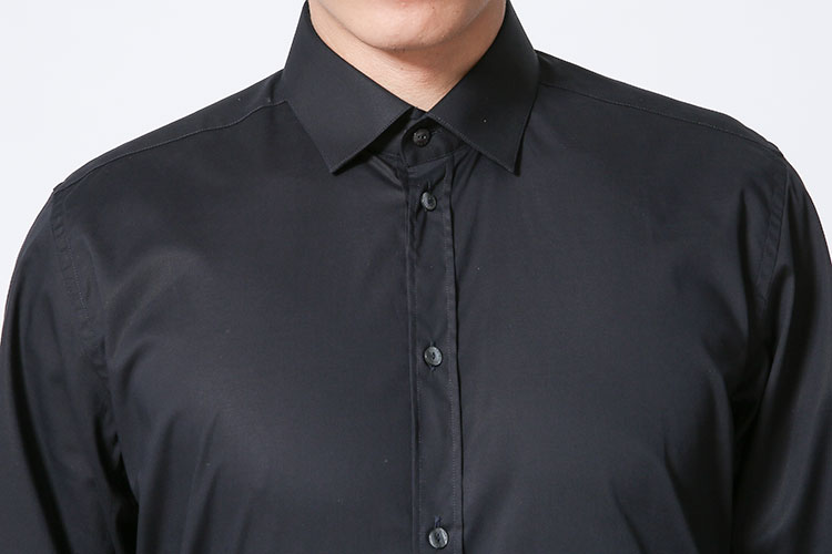 Dolce&Gabbana/杜嘉班纳男士衬衫-男士黑色棉质时尚衬衫 断码