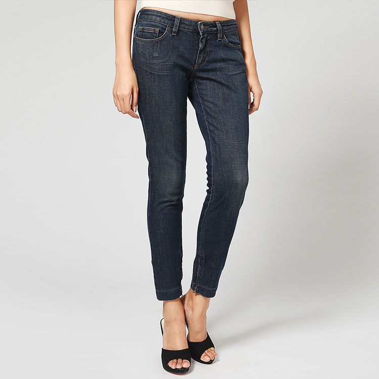 Dolce&Gabbana/杜嘉班纳女士蓝色棉制时尚牛仔裤 断码