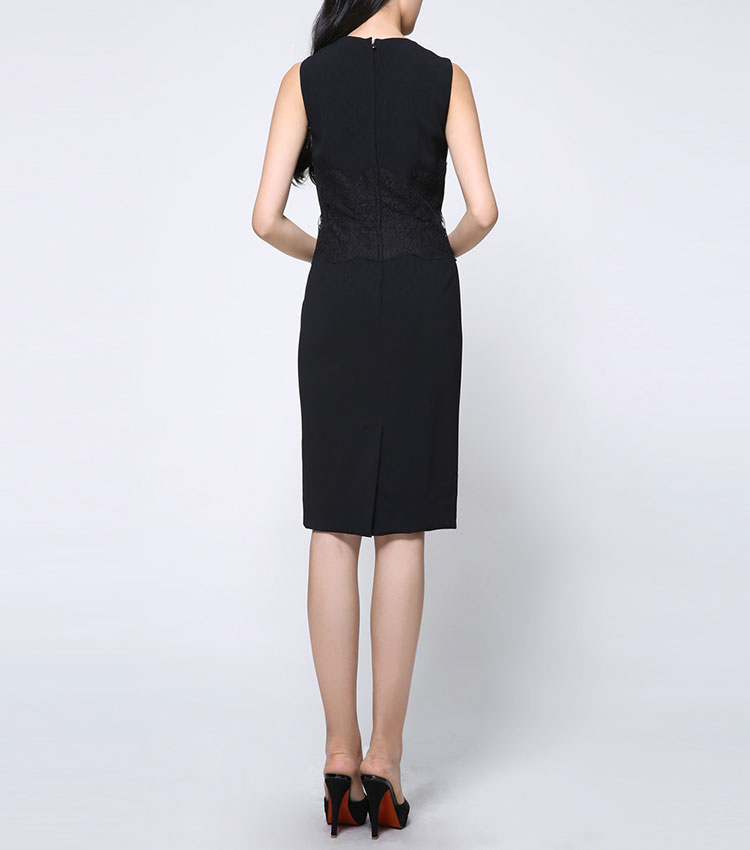 Dolce&Gabbana/杜嘉班纳连衣裙-女士黑色粘纤经典连衣裙 