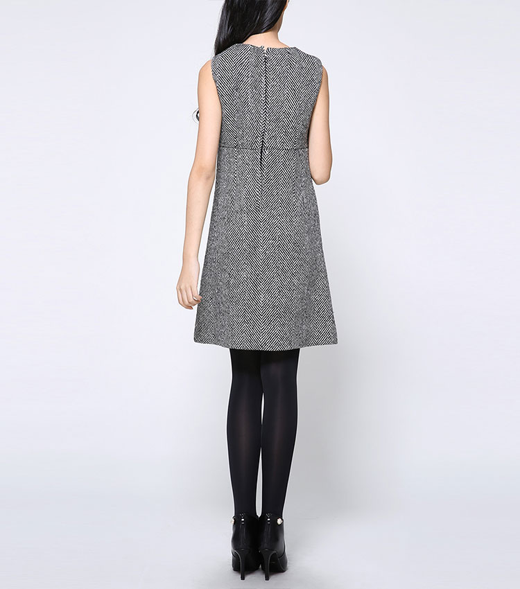 Dolce&Gabbana/杜嘉班纳连衣裙-女士灰色纯羊毛时尚连衣裙 