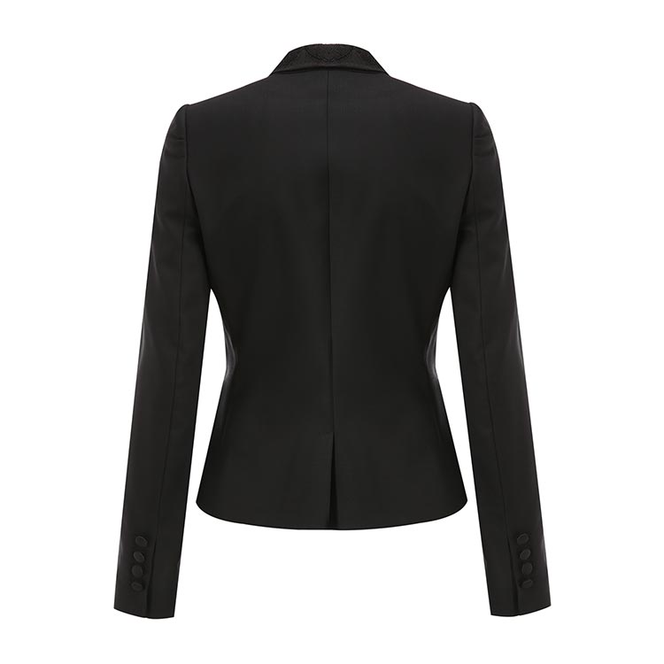 Dolce&Gabbana/杜嘉班纳女士外套-女士黑色时尚西服单衣 断码