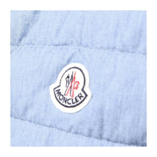 Moncler/蒙克莱 男士外套 纯棉绗缝连帽织带饰边男士羽绒马甲