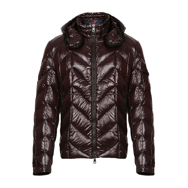 Moncler/蒙克莱 鹅绒 拉链连帽羽绒服男士外套