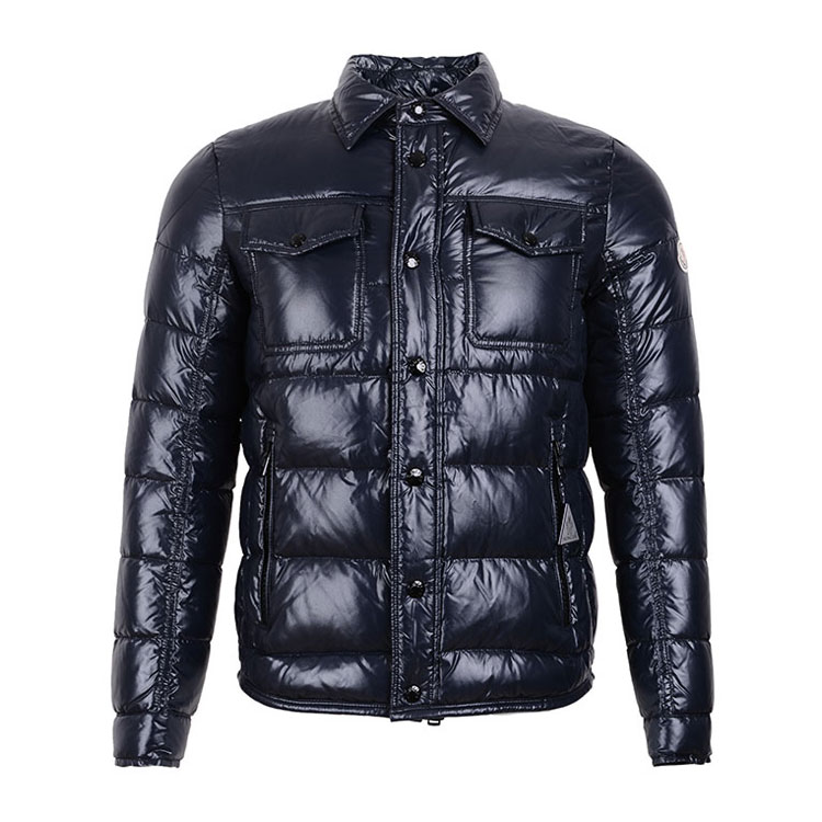 Moncler/蒙克莱 翻领轻柔鹅绒保暖羽绒服 男士外套
