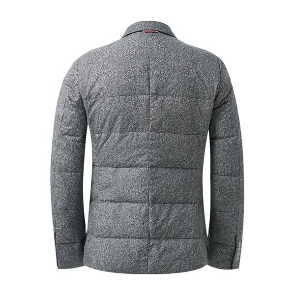 Moncler/蒙克莱 男士外套 尼龙按扣开合logo点缀翻领男士羽绒服