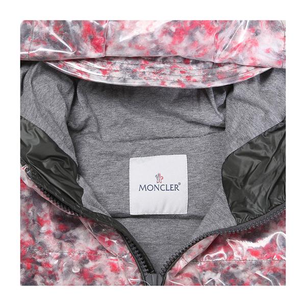 Moncler/蒙克莱 男士马甲 仿皮质感内里彩色鸭绒填充连帽透气网拼接男士羽绒马甲