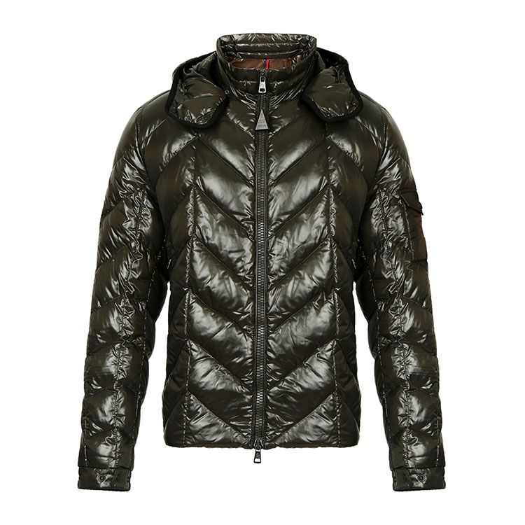 Moncler/蒙克莱 鹅绒连帽拉链羽绒服 男士外套