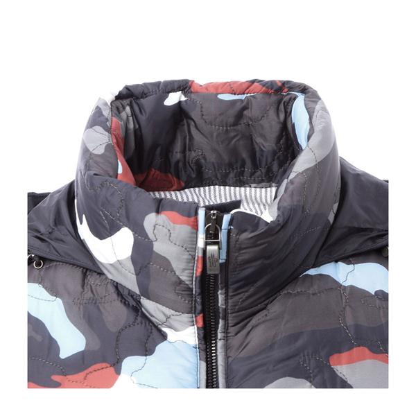 Moncler/蒙克莱 男士外套 立领迷彩隐藏式风帽男士长袖羽绒马甲