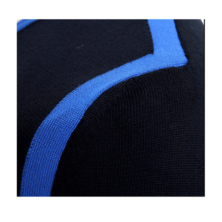 BIKKEMBERGS/毕盖帕克 男士V领棉质休闲针织衫 D1DB825 男士针织衫/毛衣