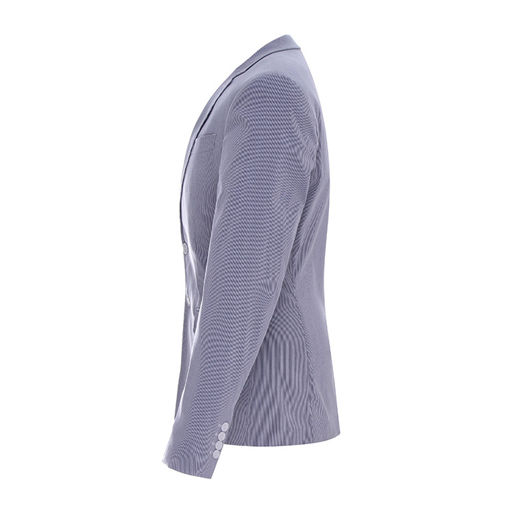BIKKEMBERGS/毕盖帕克 男士两粒单排扣条纹休闲商务休闲单西 C1BK041 男士西服