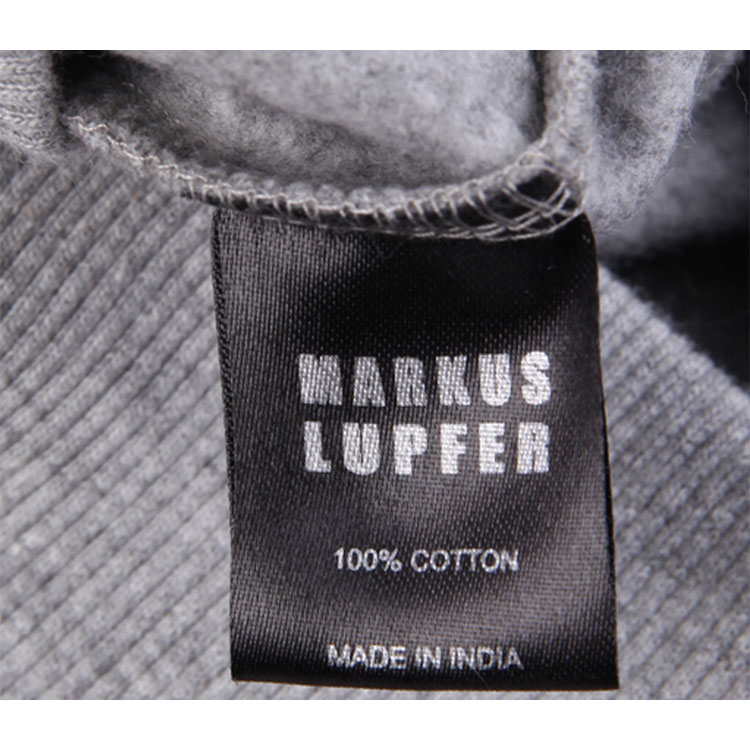 MARKUS LUPFER/马库斯·卢普伐灰色纯棉时尚男士卫衣,MSW035,S