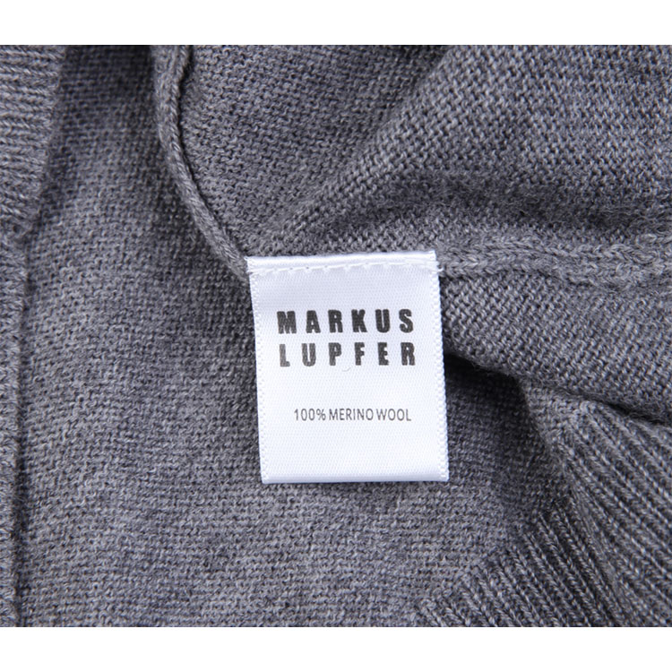 MARKUS LUPFER/马库斯·卢普伐深灰色美利奴羊毛亮片装饰男针织衫,MKN504,S