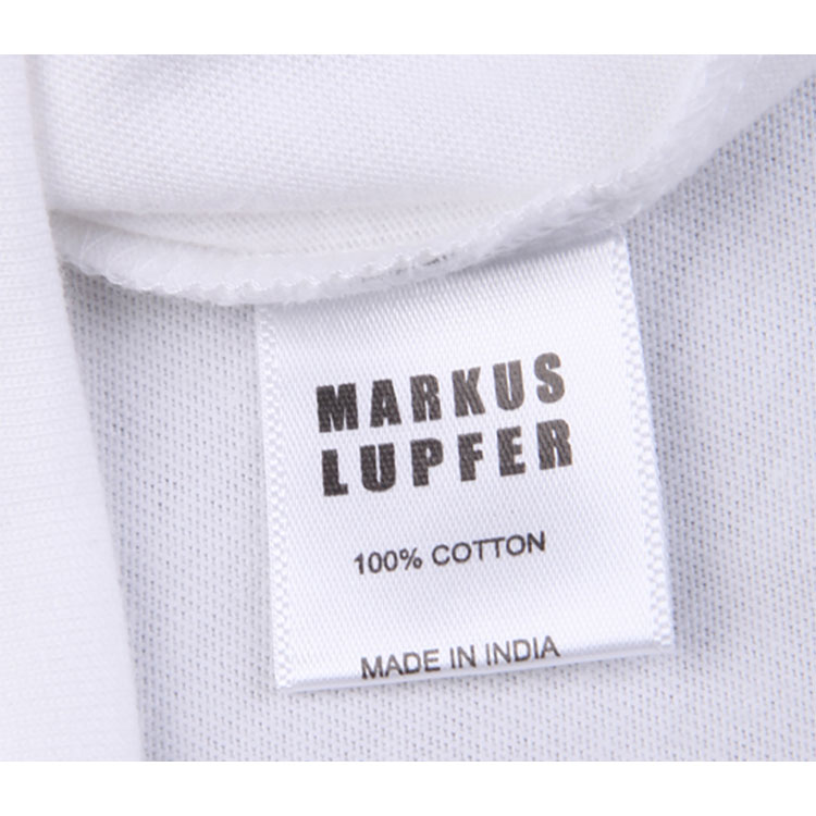 MARKUS LUPFER/马库斯·卢普伐白色纯棉骷髅胸饰男士T恤短袖,MTP380,S