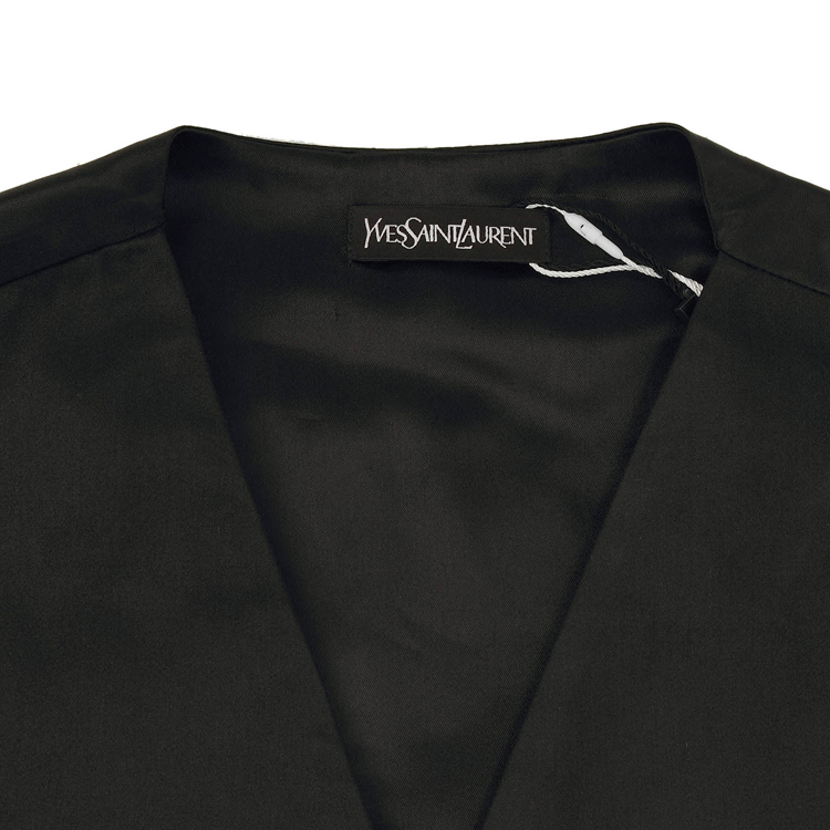 Yves saint Laurent/圣罗兰 单排扣桑蚕丝马甲 男士外套 21931