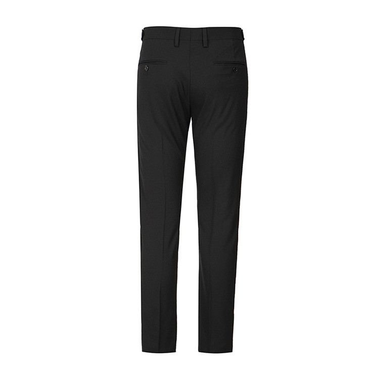 Yves saint Laurent/圣罗兰 男士修身羊毛纯色商务西裤 329946 男士西裤