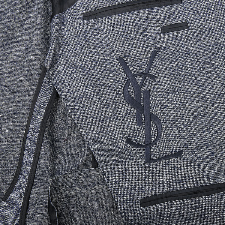 Yves saint Laurent/圣罗兰 男士西装外套 蓝色 意码48