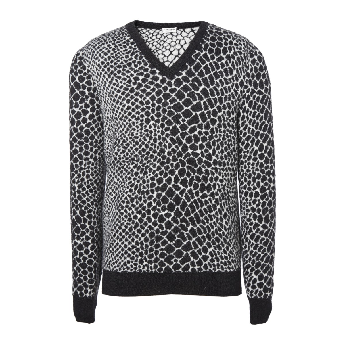 Yves saint Laurent/圣罗兰 多色混纺羊毛男士长袖针织衫 386347 Y1K01 9787 1031006826
