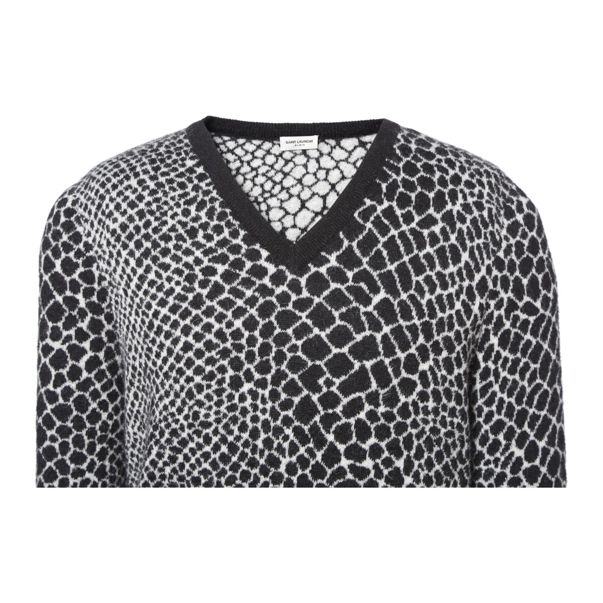 Yves saint Laurent/圣罗兰 多色混纺羊毛男士长袖针织衫 386347 Y1K01 9787 1031006826