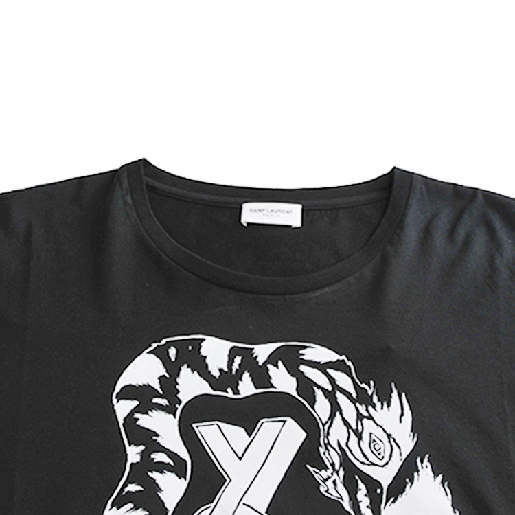 Yves saint Laurent/圣罗兰 男士T恤 黑色 M