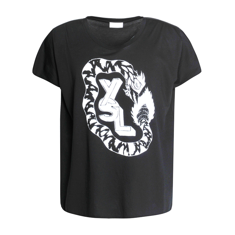 Yves saint Laurent/圣罗兰 男士T恤 黑色 M