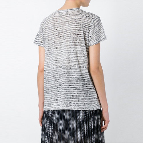 PROENZA SCHOULER(普罗恩萨·施罗) *女士浅灰色纯棉超薄短袖T恤 XS#